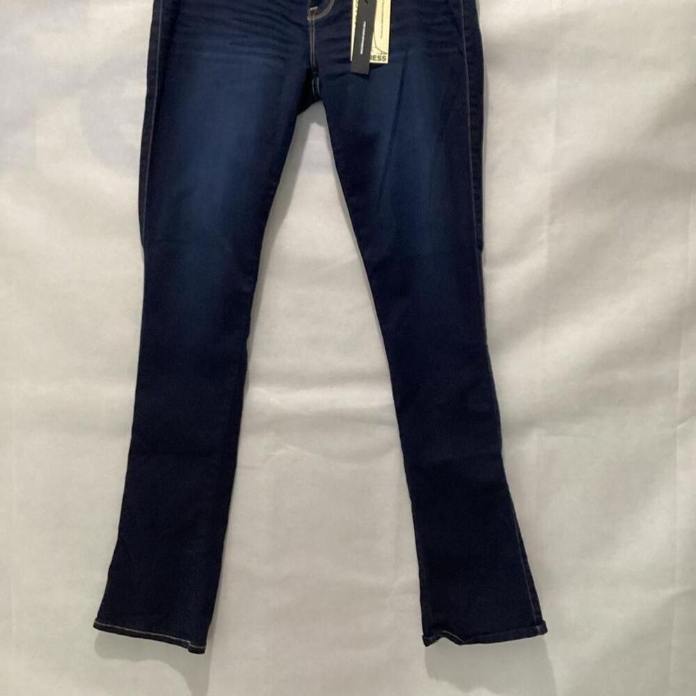Express Women's Blue and Navy Jeans size 12l